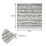 Самоклеюча декоративна 3D панель 500х500х5мм Бамбук Дерево Зебра SW-00002884, фото 3