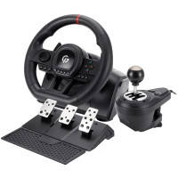 Кермо GamePro RW038PM з педалями та коробкою передач PC\/XBOX360\/XBOXONE\/SWITCH\/PS3\/PS4 (RW038PM)