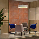 Самоклеюча декоративна 3D панель Коричневий 500х500х5мм, фото 5