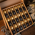 Набір новорічних кульок Slipo Блискучий мікс золото-чорний 36 предметів (Мікс зол-чорн.)