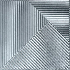 Самоклеюча декоративна 3D панель 500х500х5мм Бамбук Сірий SW-00002878