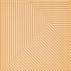 Самоклеюча декоративна 3D панель Бамбук Жовто-пісочний 500х500х5мм SW-00002879