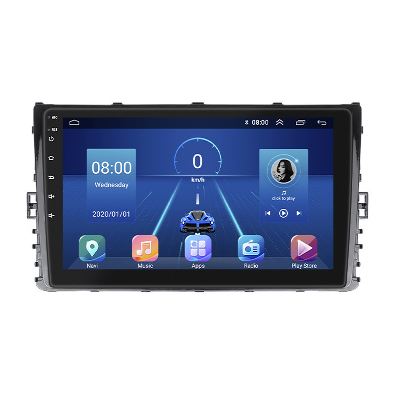 Штатна магнітола 9" Lesko для Volkswagen Caravelle T6 Рестайлінг 2019-н.в. 6/128Gb 4G Wi-Fi GPS Top