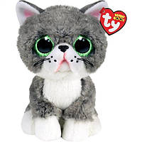 М'яка іграшка TY Beanie Boos Сірий котик Фергюс 15 см (36581)