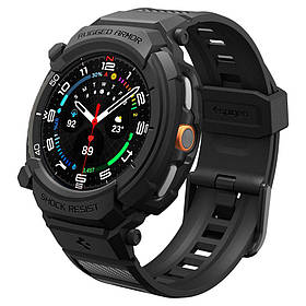 Чохол та ремінець Spigen для Galaxy Watch 8 Classic (46 mm) Rugged Armor "Pro" Black (ACS10013)
