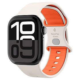 Ремінець Spigen для Apple Watch 40/41/42 мм - Nano Pop, Orange Beige (AMP09326)