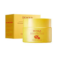 Відновлюючий крем для обличчя з екстрактом кореня куркуми Bioaqua, 60г