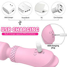 Міні-вібратор-мікрофон Every Night Toys Scarlett лавандовий, 10 режимів вібрації, фото 3