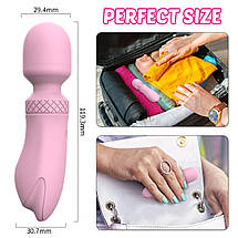 Міні-вібратор-мікрофон Every Night Toys Scarlett лавандовий, 10 режимів вібрації, фото 5