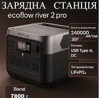 Зарядні станції Станція ecoflow river 2 pro Портативна станція Зарядна станція ecoflow river 2 pro Зарядна станція для дому