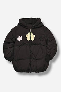 Куртка дитяча для дівчинки демісезонна чорного кольору 207916P
