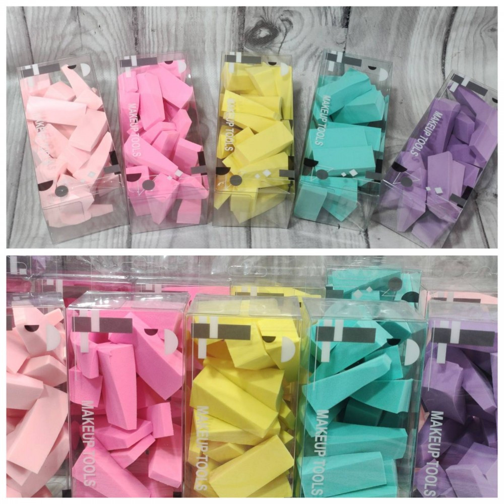 Набір спонжів трикутники, 20шт, фото 1