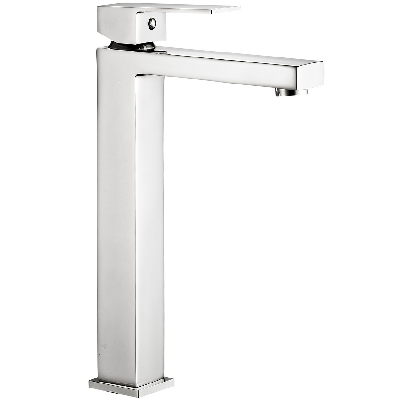 Змішувач для умивальника із високим виливом VBI Loreno хром латунь VBI-050201CH, фото 1