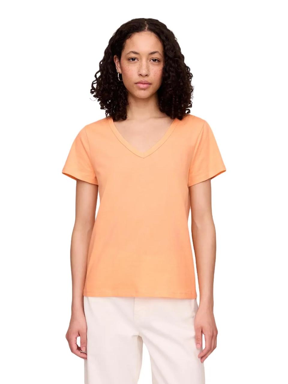 Жіноча футболка GAP 1159847011 (Помаранчевий M), фото 1