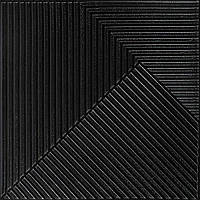 Самоклеюча декоративна 3D панель 500х500х5мм Бамбук Чорний SW-00002881