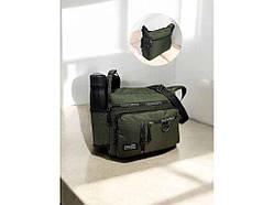 Сумка чоловіча хакі 23*11*29см м.8645 плащівка ТМ SP