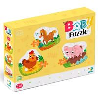 Пазл DoDo 3 в 1 День на фермі 300394 kalyna