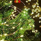 USB Гірлянда "Кінський хвіст" 2 метри 20 ниток 400 LED 8 режимів свічення Тепле біле світло, фото 10