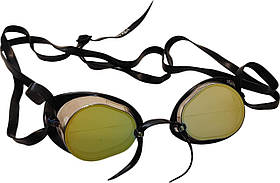 Окуляри для плавання Volna ALTA II MIR чорний, зелений Унісекс One Size