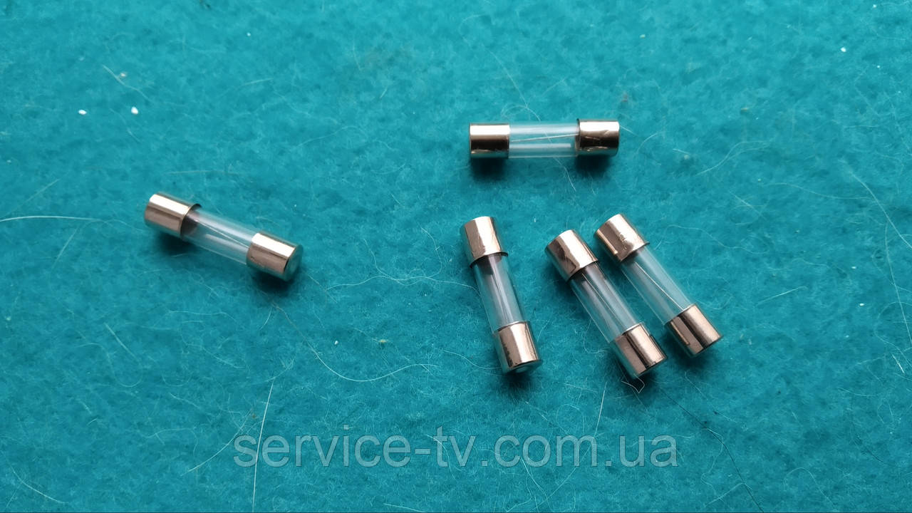 Запобіжник скляний 1 А, 250 В, 5*20 мм, фото 1