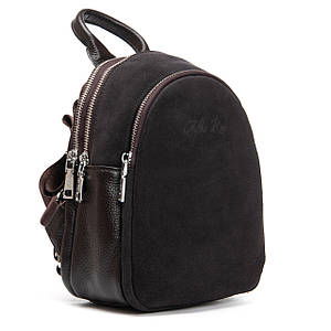 PODIUM Сумка Женская Рюкзак замш ALEX RAI 2058 brown