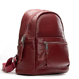 PODIUM Сумка Женская Рюкзак кожа ALEX RAI 8635-9 bordo