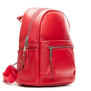 PODIUM Сумка Женская Рюкзак кожа ALEX RAI 8635-9 red