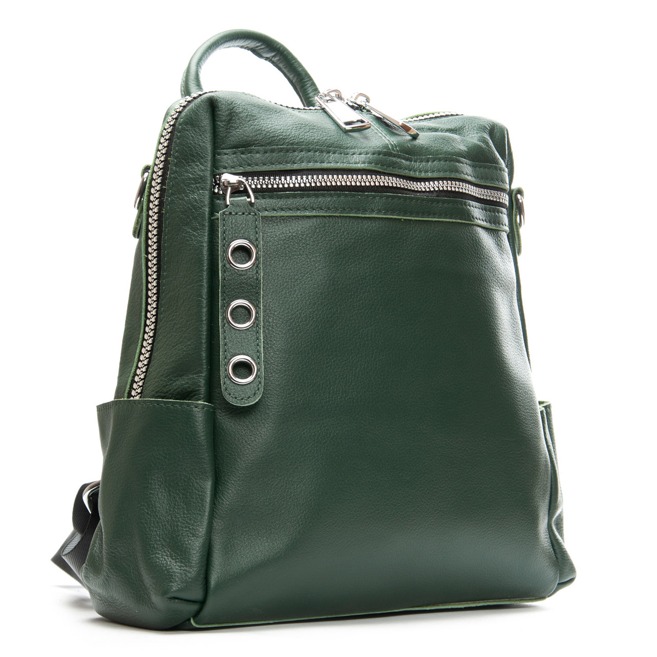 PODIUM Сумка Женская Рюкзак кожа ALEX RAI 8781-9 green