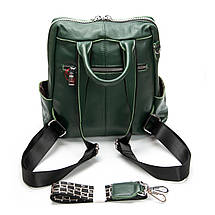 PODIUM Сумка Женская Рюкзак кожа ALEX RAI 8781-9 green, фото 3