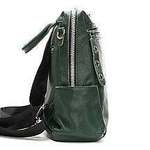 PODIUM Сумка Женская Рюкзак кожа ALEX RAI 8781-9 green, фото 4