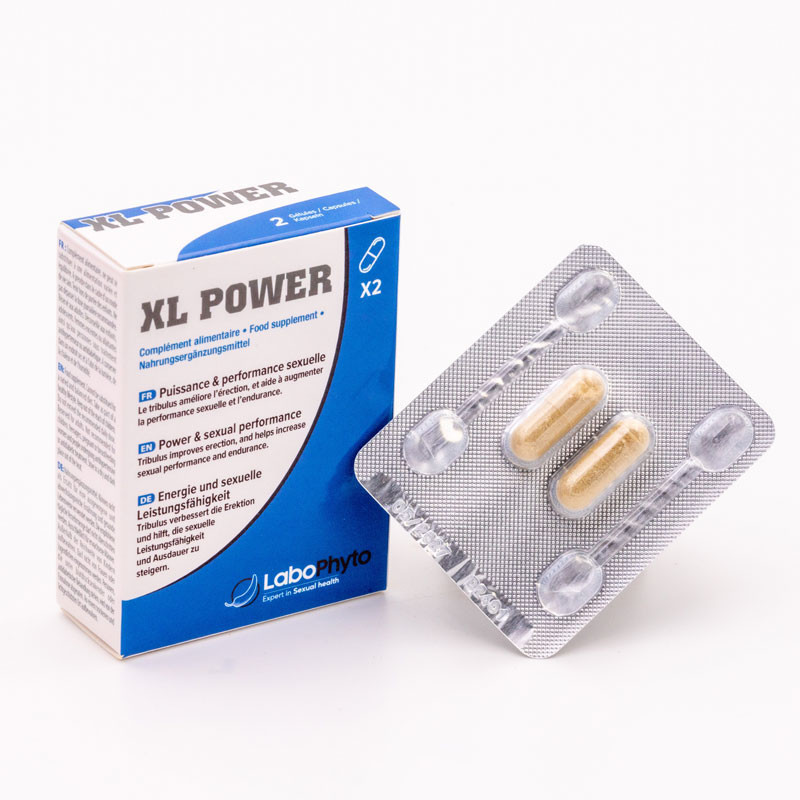 XL Power 2 capsules — упаковка Капсули для потенції 4-в-1 — пробник 2 шт