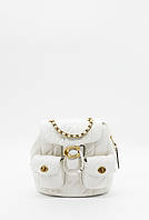 Coach Pillow Tabby Backpack White with Gold
