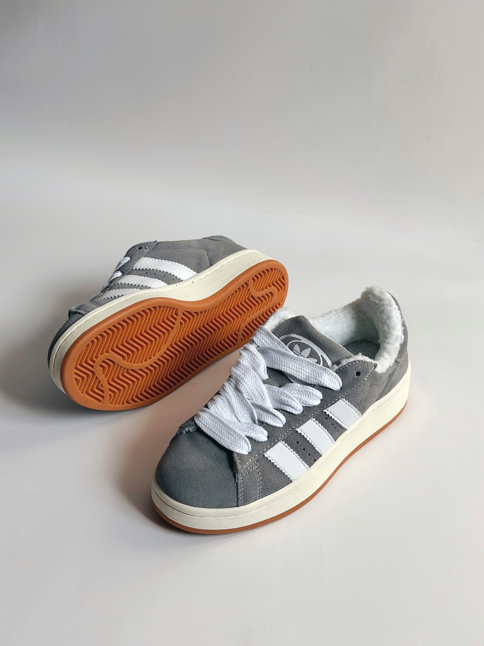 Campus Gray White Сurly 41, фото 1