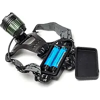 Налобный фонарь 50000 Вт для туризма охоты рыбалки с аккумуляторами и зарядным устройством BROWN