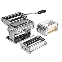 Лапшерізка равіольниця тісторозкатка 3в1 з нержавної сталі для домашньої кухні універсальний інструмент для приготування локшини
