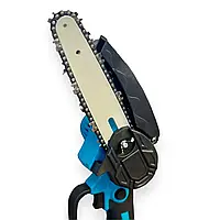 Набір 2в1 акумуляторна міні ланцюгова пила та секатор 24V для садових робіт обрізки дерев trees, кущів. BROWN