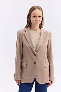 Піджак жіночий MEREZHKA "Крила" капучино