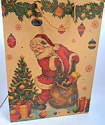 Новорічний пакет ГІГАНТ ВЕРТИКАЛЬНИЙ 42*31.5*10 см №170-42