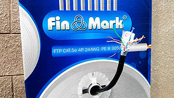Кабель вита пара Finmark FTP зовнішній,мідний,305м
