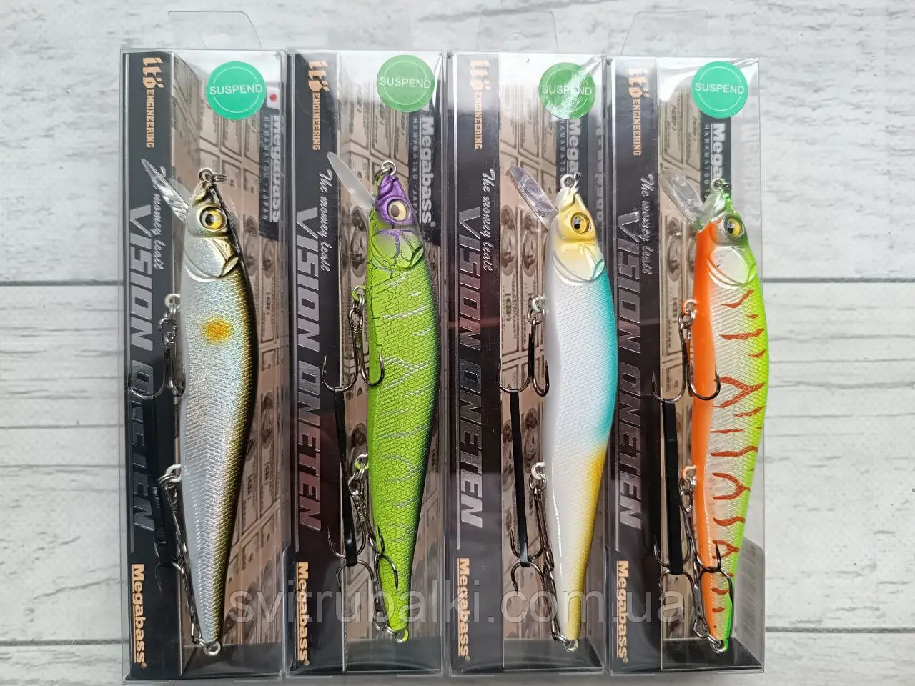 Набір Воблерів Vision OneTen 110SP 14g, Віжн на щуку 110мм 4шт