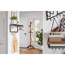 Вішалка настінна для одягу з полицею 76 см Bonro BN-124, фото 4