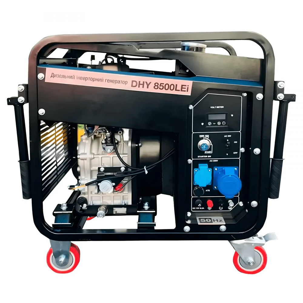 Генератор інверторний Hyundai DHY 8500LEi (дизель, 7 кВт), фото 1