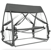 Гамак-гойдалка з москітною сіткою Di Volio Treviso сірий lamp