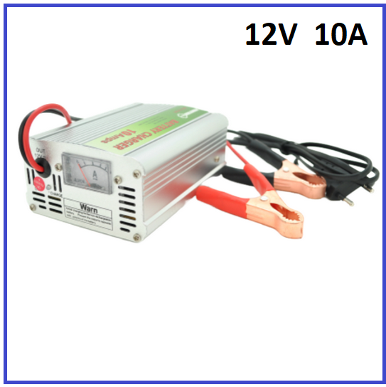 Зарядний пристрій Voltronic 12V (14.6) до 10A AGM, GEL, крокодили (Clips), фото 1