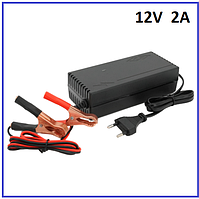 Зарядний пристрій Voltronic 12V (14.6) до 2А AGM, GEL, LiFePo4, крокодили (Clips)