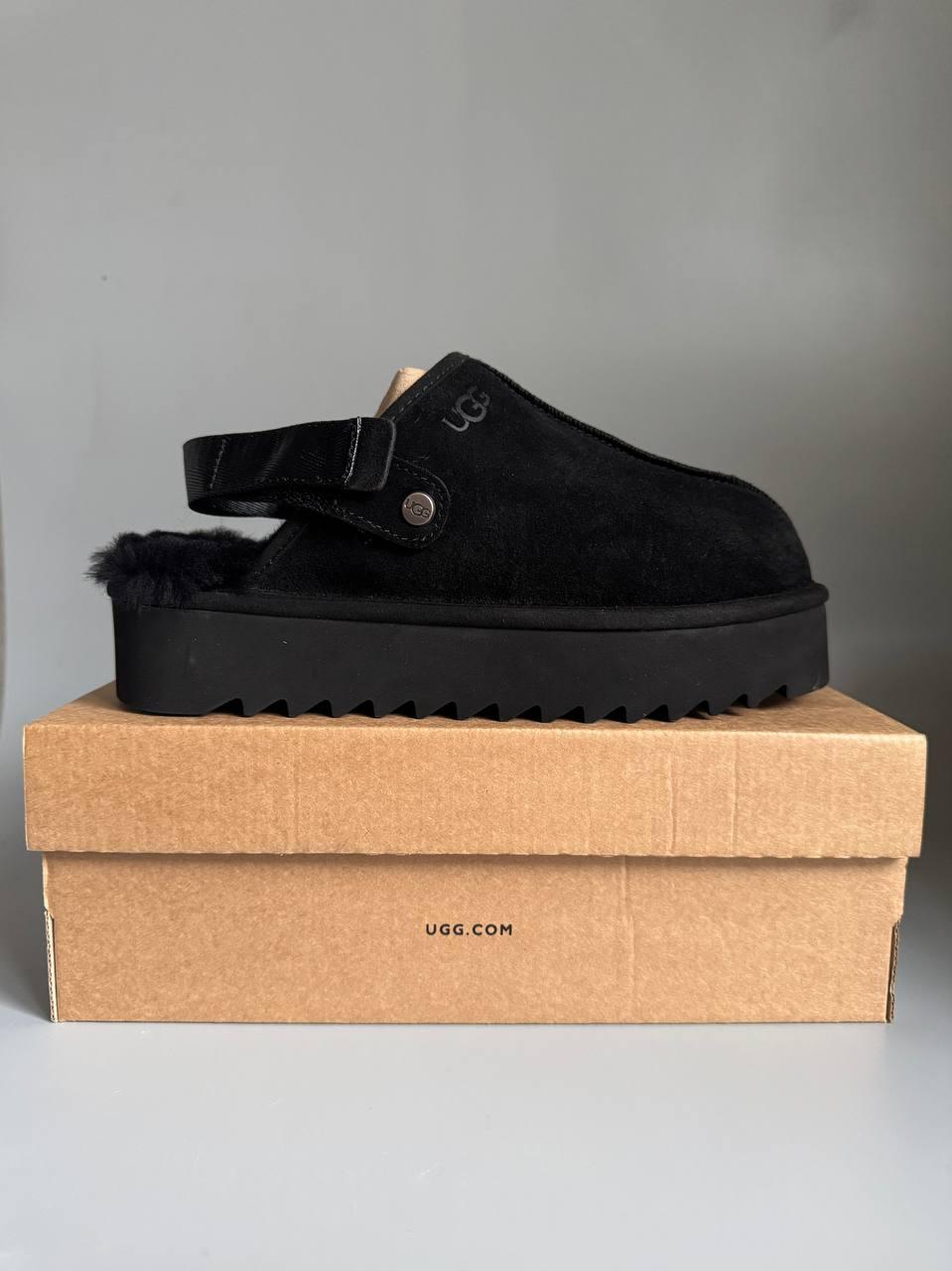 Ugg Lanah Clog Platform Black БРАК 376, фото 1