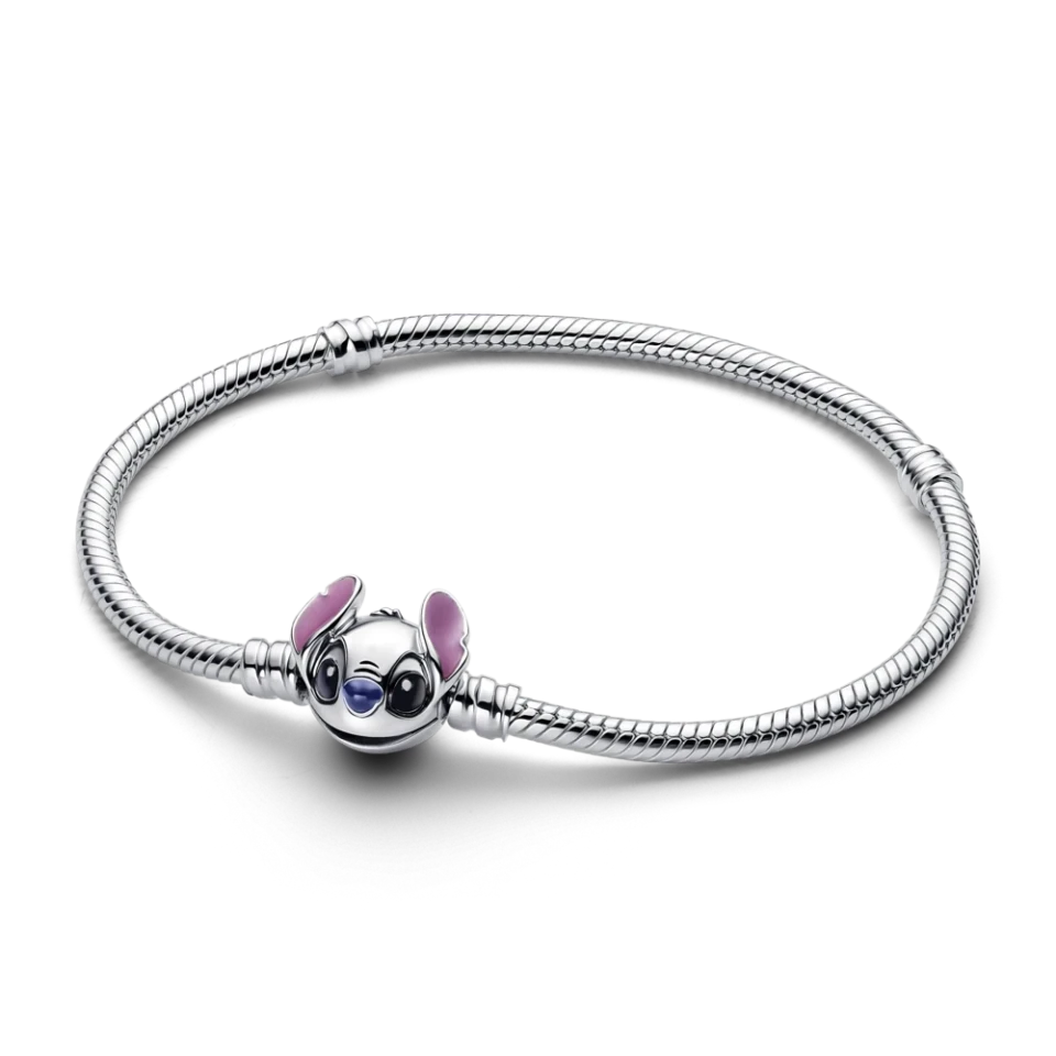 Срібний браслет Pandora «Стіч» Ліло і Стіч 593738C01 16, фото 1