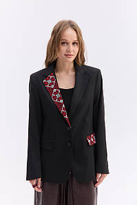 Піджак жіночий MEREZHKA "Гарт" чорний