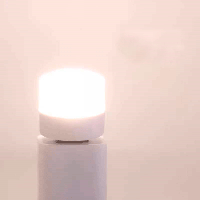 Світлодіодна USB-лампа нічник для дому та офісу з м'яким світлом і портативним дизайном BROWN