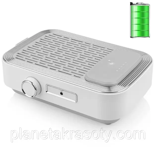 Витяжка BUCOS CYCLONE V3-B на 100W, біла з акумулятором, фото 1